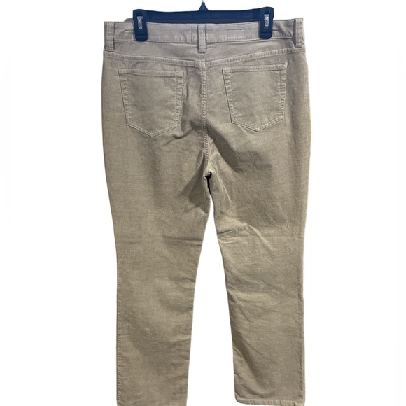 St John’s Bay Straight Leg Comfort Waist Tan Corduroy Pants Size 14 - Picture 3 of 8